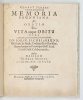 SEGER Georg - Georgi Segeri Thorunensis Memoria Brunniana: seu oratio De vita atque obitu Viri Magnifici [...] Dn. Johan. Jacobi a Brunn, Philosoph. & Medic. Doctoris [...]. Habita Basileae in Aula Medica Prid. Cal.